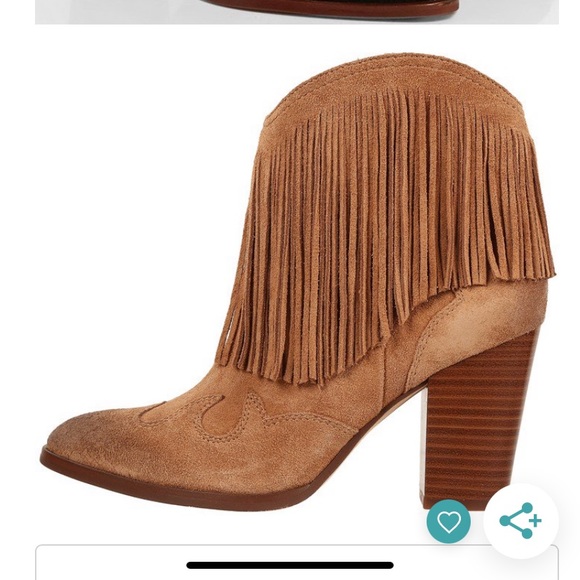 Sam Edelman western booties with fringe! NWOT! - Picture 2 of 4